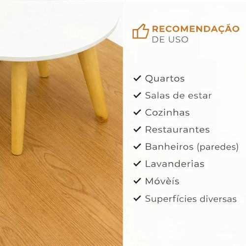 Kit Placas Pisos Vinílicos Auto Colante - Piso Nobre